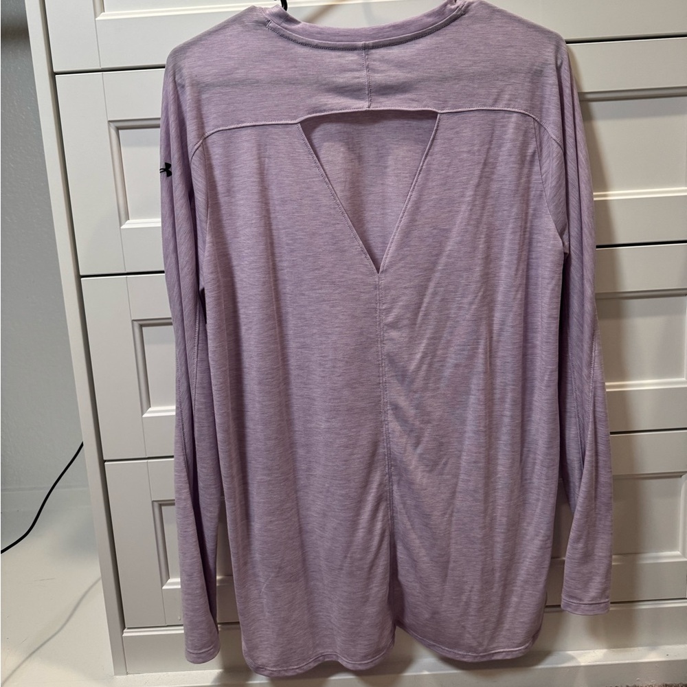 Under Armour Light Purple Long Sleeve Shirt